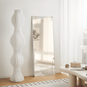 70" x 31" Full Length mirror white Aluminum Alloy Frame, leaning or Wall Mounted, High Definition, Shatter-Proof, Ideal for Bedroom, Living Room